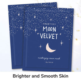 FACETORY Moon Velvet Mask uses TENCEL for gentle, non-irritating wear.