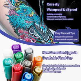 Faceura breathable ventilated tip ensures smooth, even ink flow.