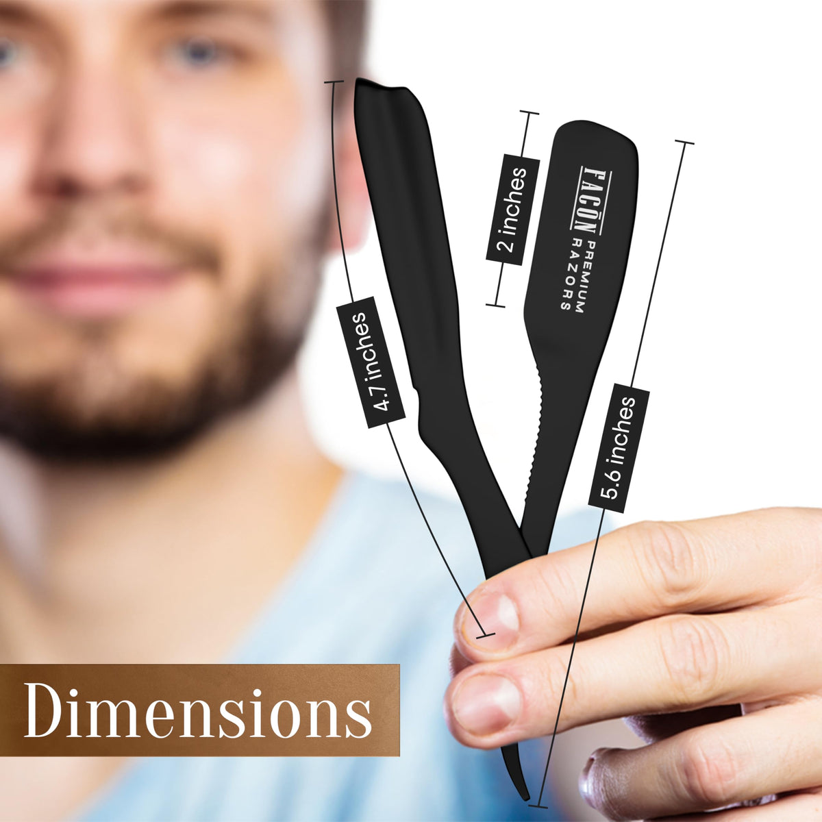 FACON gift pack straight razor offers a premium grooming upgrade.