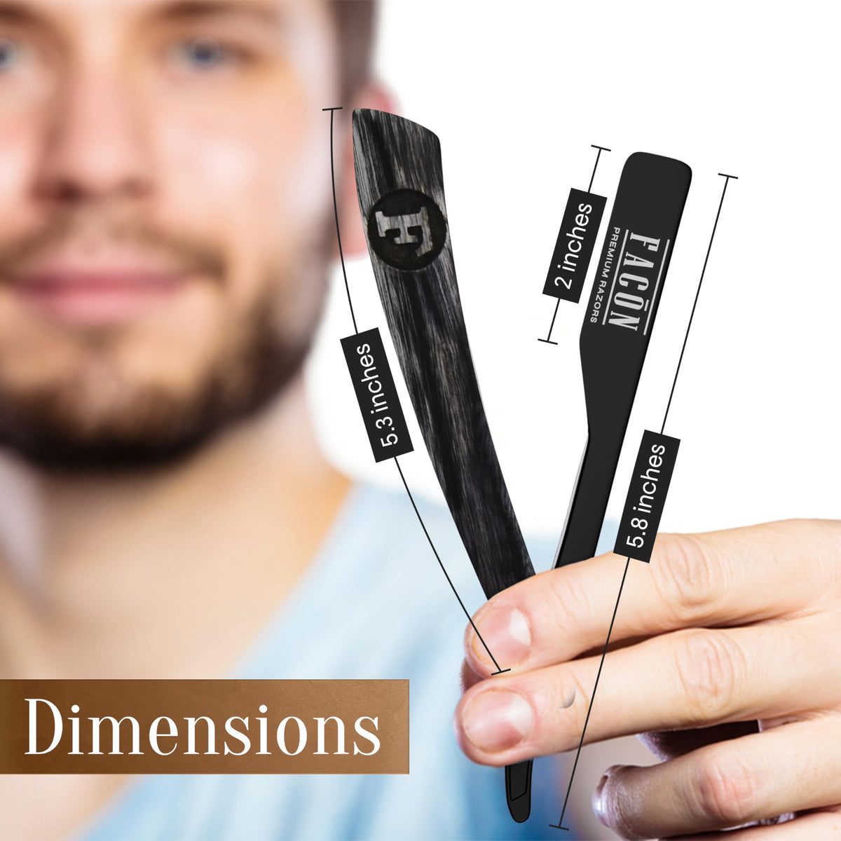 FACON men's grooming kit ideal for at-home or pro use.