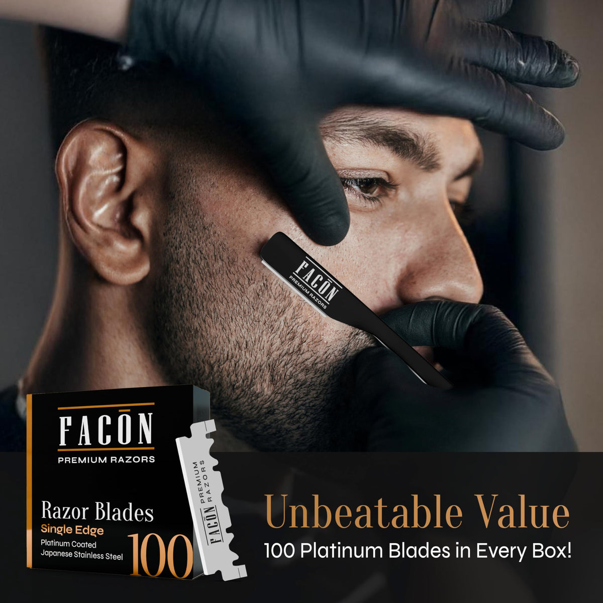 FACON premium stainless steel construction for durable daily use.