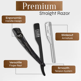 FACON professional grooming razor designed for a smooth close shave.