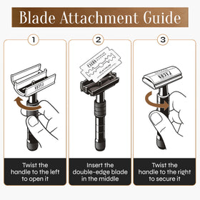 FACON single blade versatility for precise grooming across body areas.