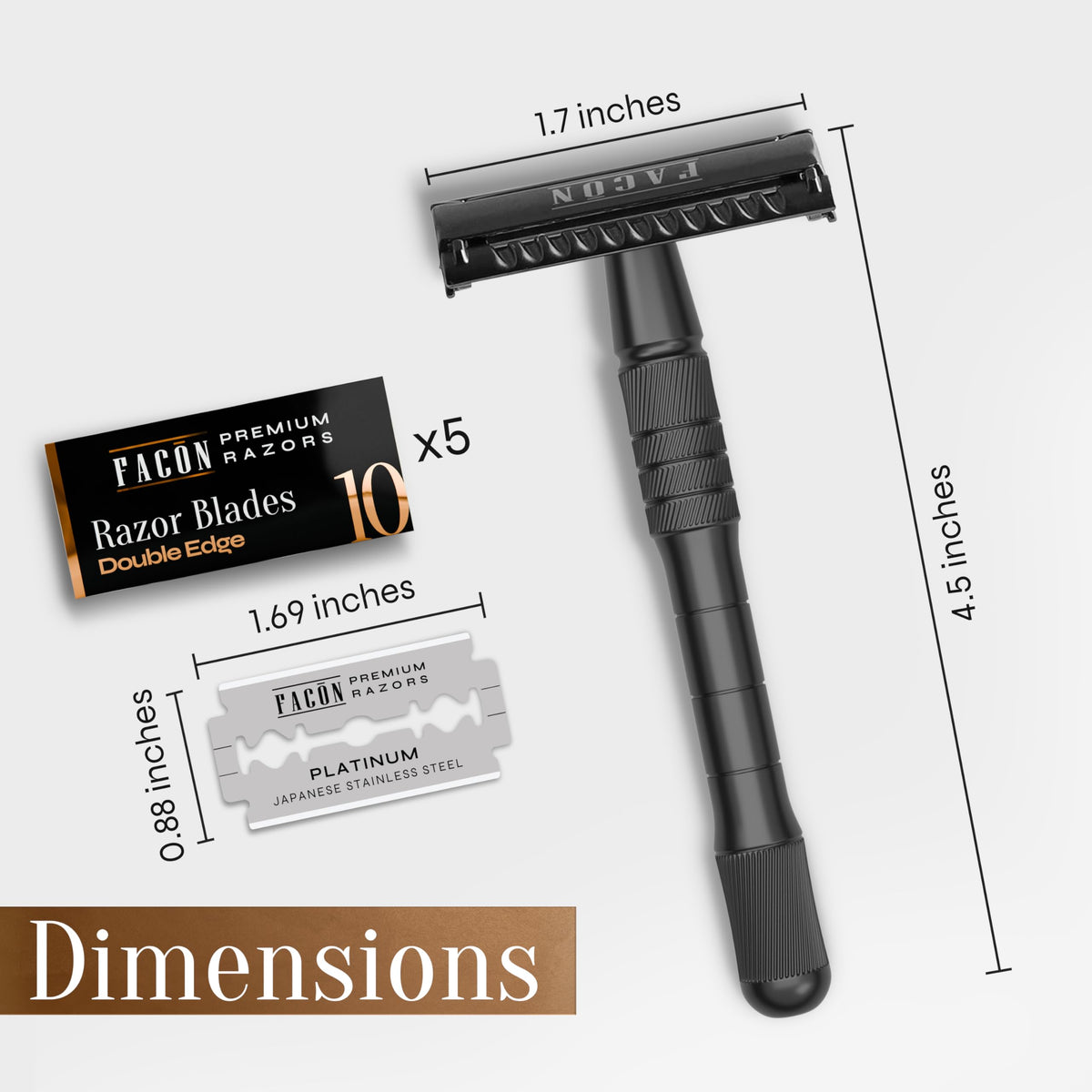 FACON versatile grooming tool for men and women across body areas.
