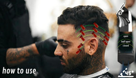 Fade Guards smooth-glide material protects skin during trims.