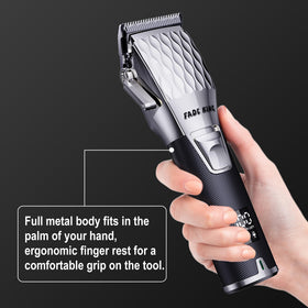 FADEKING battery status indicator on the cordless clipper