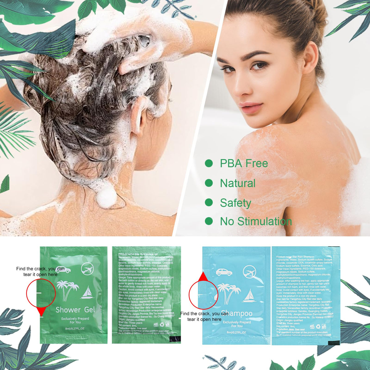 fafortune green tea body wash provides a refreshing cleanse.