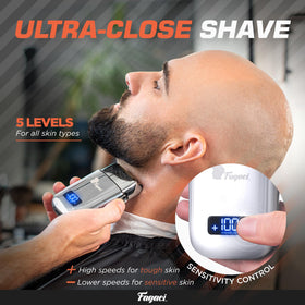 Fagaci shaver charging dock emphasizes long runtime and quick recharging
