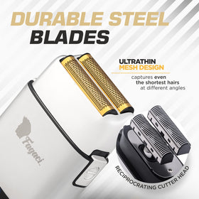 Fagaci shaver held in hand demonstrates comfortable grip and controlled maneuverability