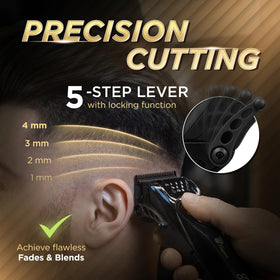 Fagaci DLC blades offering 5x longer sharpness for enduring results.