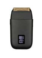 Fagaci Barber Foil Shaver 8500RPM display indicating fast response to thick areas.
