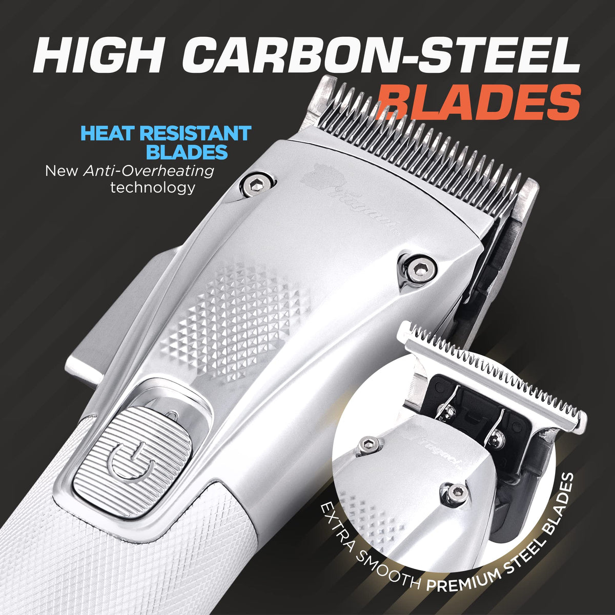Fagaci barber-grade build designed for durability and long-term reliability.