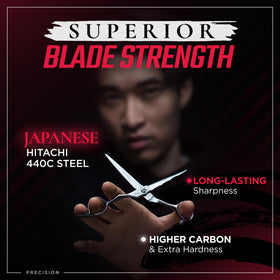 Fagaci Japanese steel blades deliver durable, precise cuts for clean results.