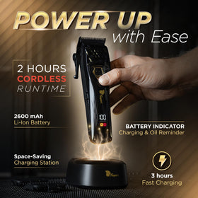 Fagaci low-noise clipper designed for calm, quiet grooming.