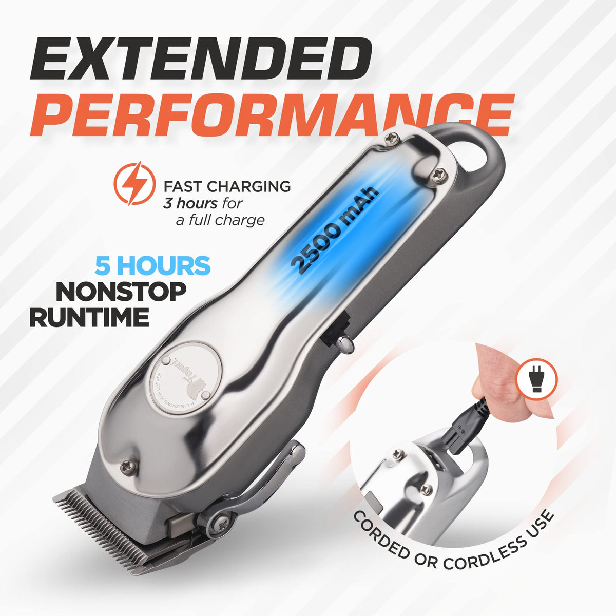 Fagaci stainless-steel body underscores durability and easy cleaning.