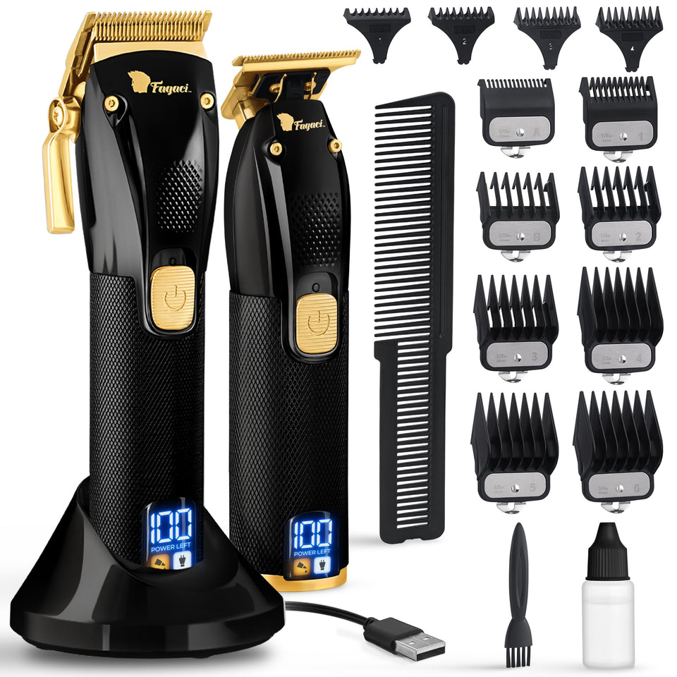 Fagaci professional hair clippers turbo power for fast, precise cuts.