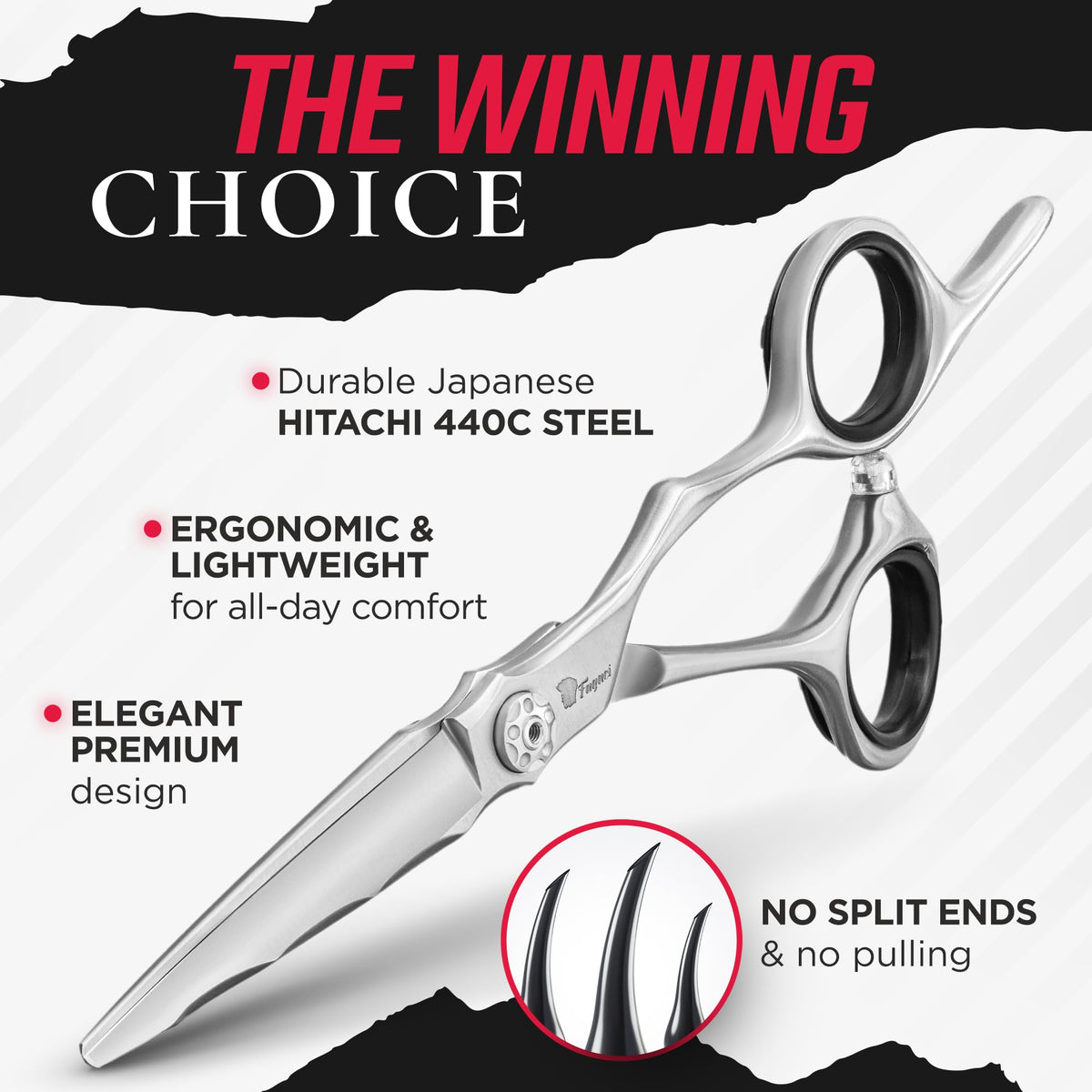 Fagaci razor sharp edge enables precise layering and texturing in styling.