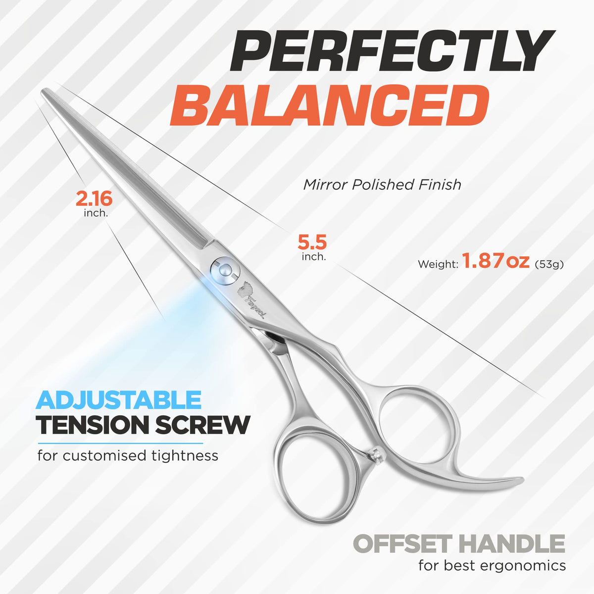 Fagaci sharp blades and tight joint with smooth operation.
