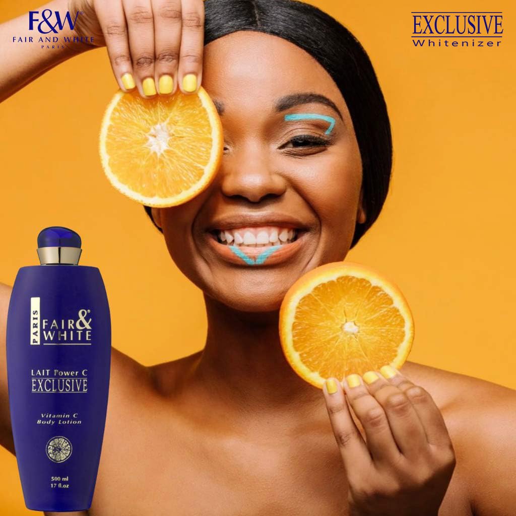 Smooth, hydrated skin after using FAIR & WHITE Exclusive Body Lotion