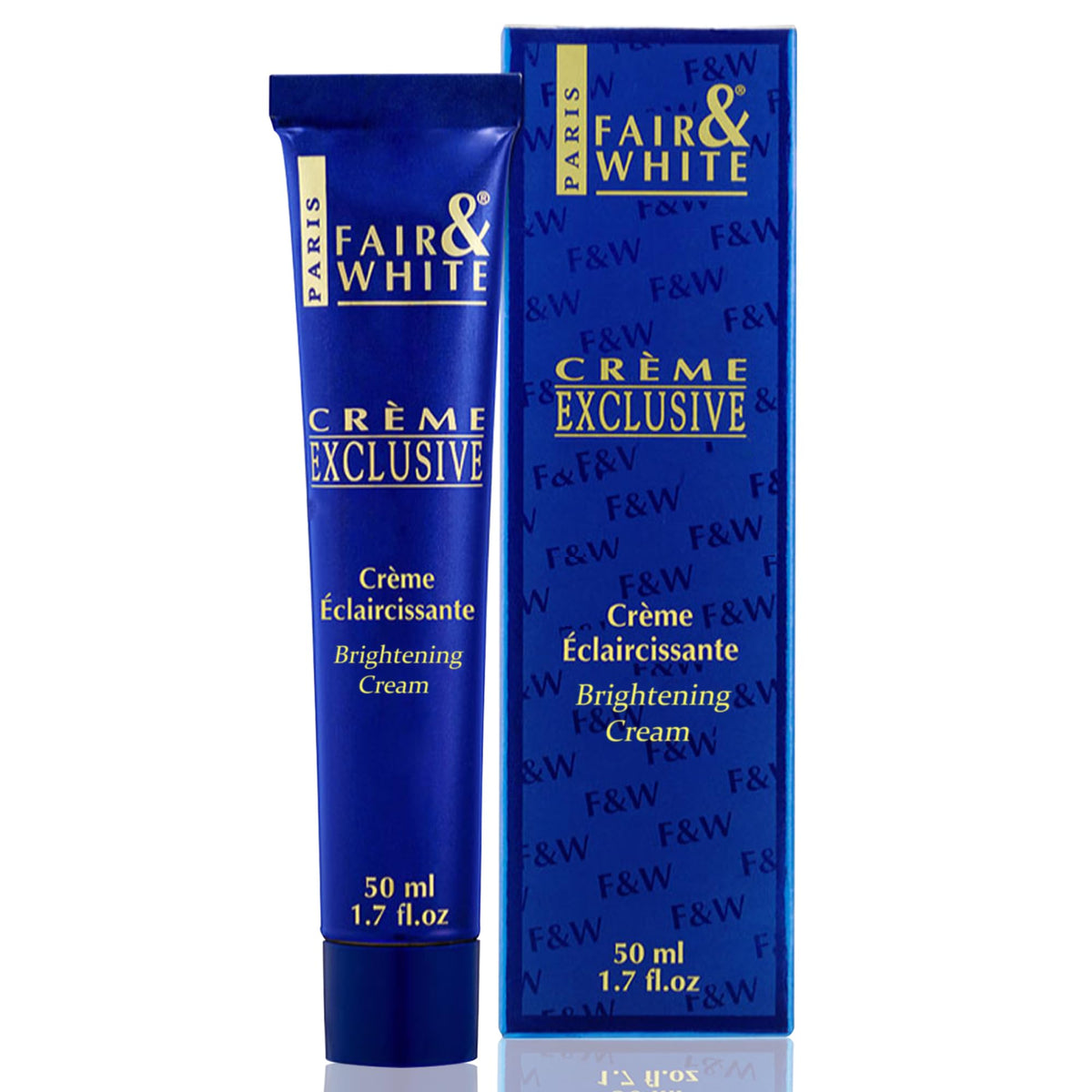FAIR & WHITE Exclusive Cream jar close-up for radiant skin.