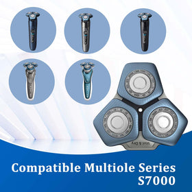 Dual-precision blades and flexible foil provide a close, comfortable shave.