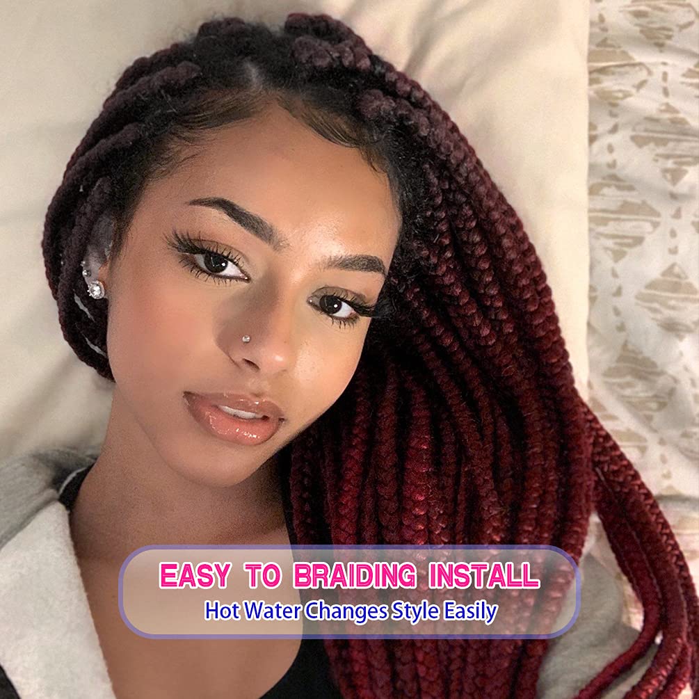 Fairise braiding hair no-tangle design for easy installation and smooth braid results.