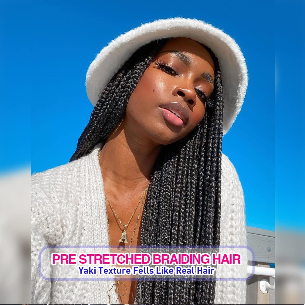 Fairise 20-inch braiding hair, tangle-free and soft like natural hair.
