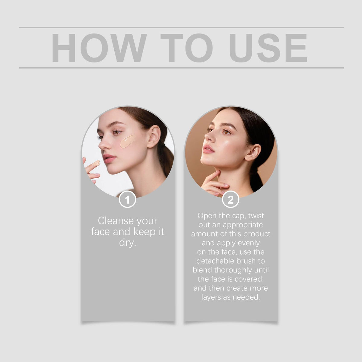 FairMost hydrated skin with collagen formula during wear.