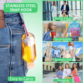 FairySandy compact 5-inch bottle, fits pockets and purses