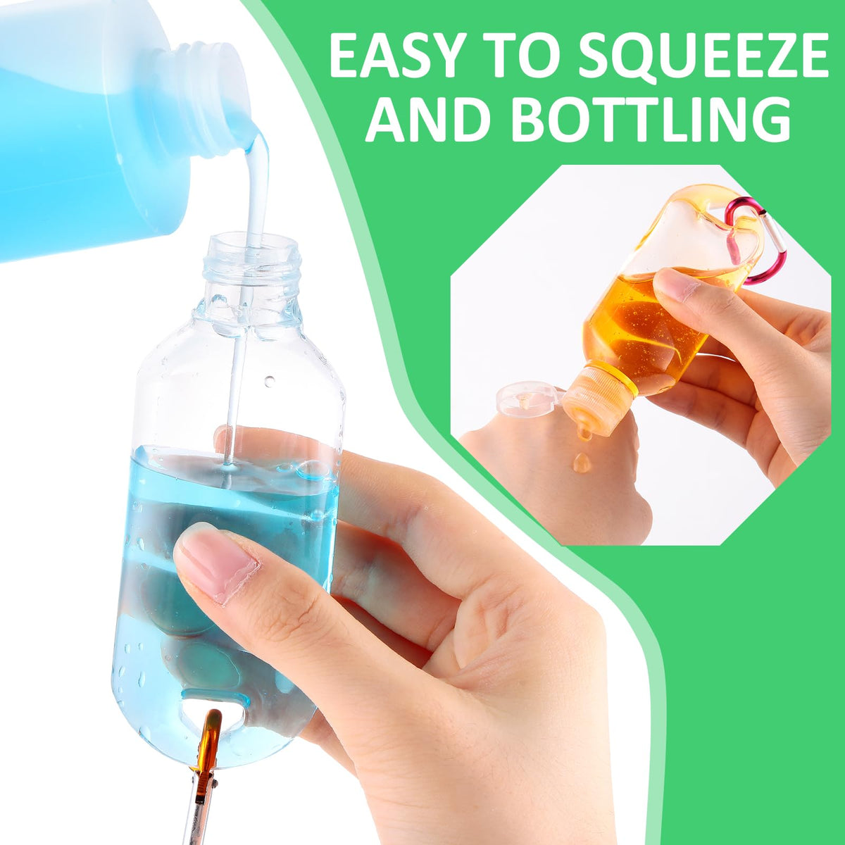 FairySandy 2oz leakproof bottle with secure cap, spill-free while traveling