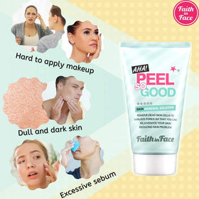 Faith in Face AHA Peel packaging front shows product name and size