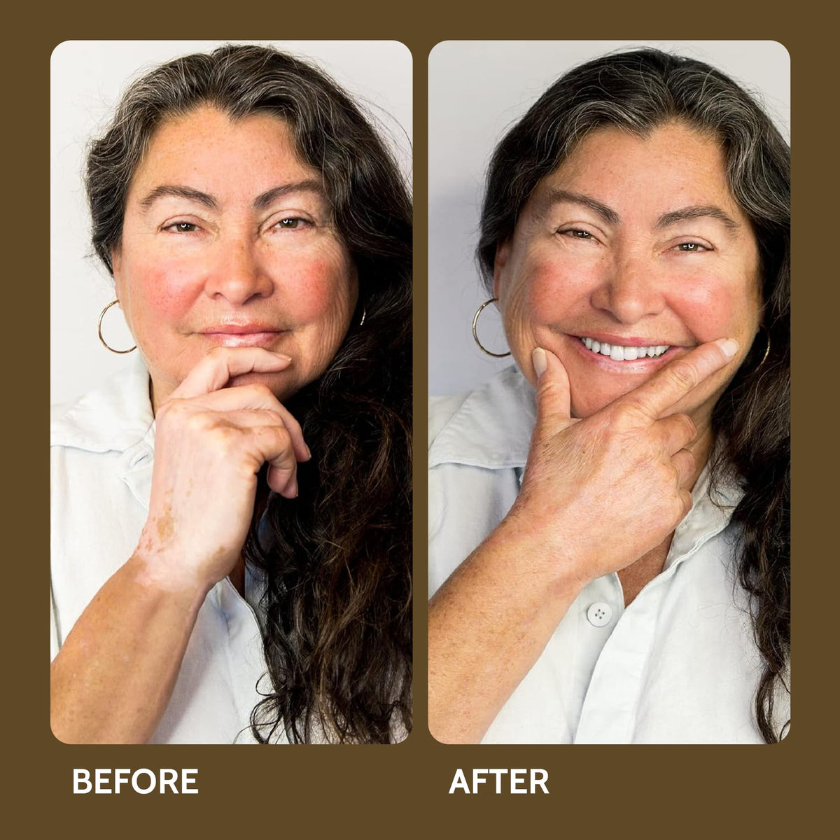 Fake Bake Vitiligo Vanquish transfer-resistance after color develops