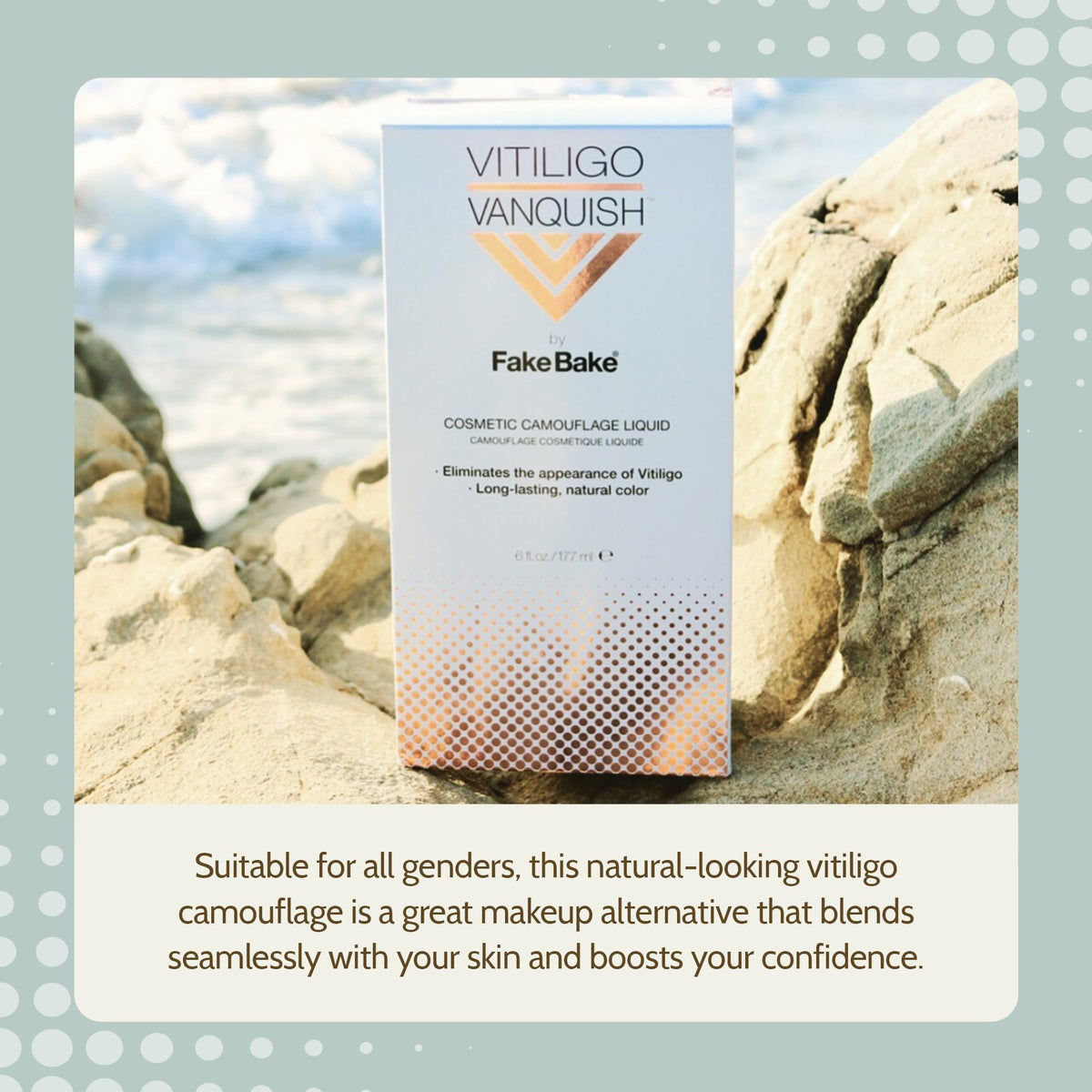 Fake Bake Vitiligo Vanquish vegan formula supports cruelty-free, skin-friendly use