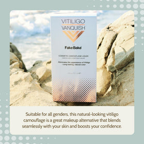 Fake Bake Vitiligo Vanquish vegan formula supports cruelty-free, skin-friendly use
