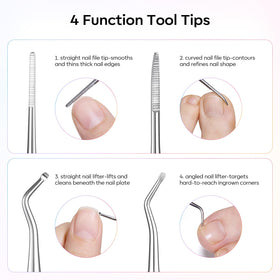 FAMILIFE cuticle nippers in stainless steel for clean, accurate trimming.