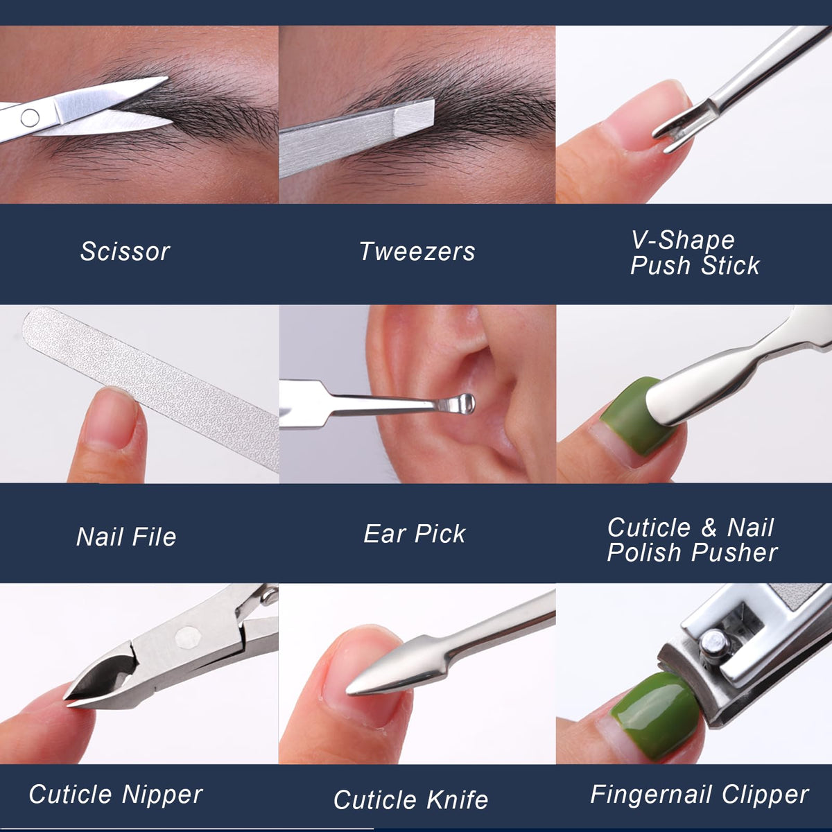 FAMILIFE eyebrow tweezers for precise grooming.