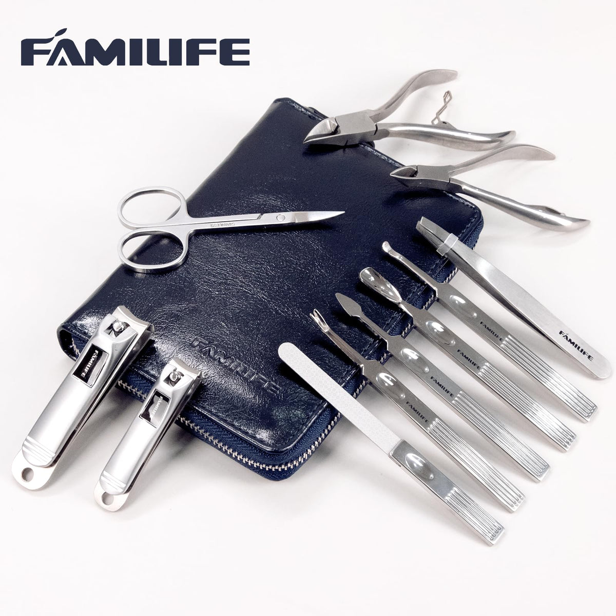 FAMILIFE fingernail clipper for precise trimming.