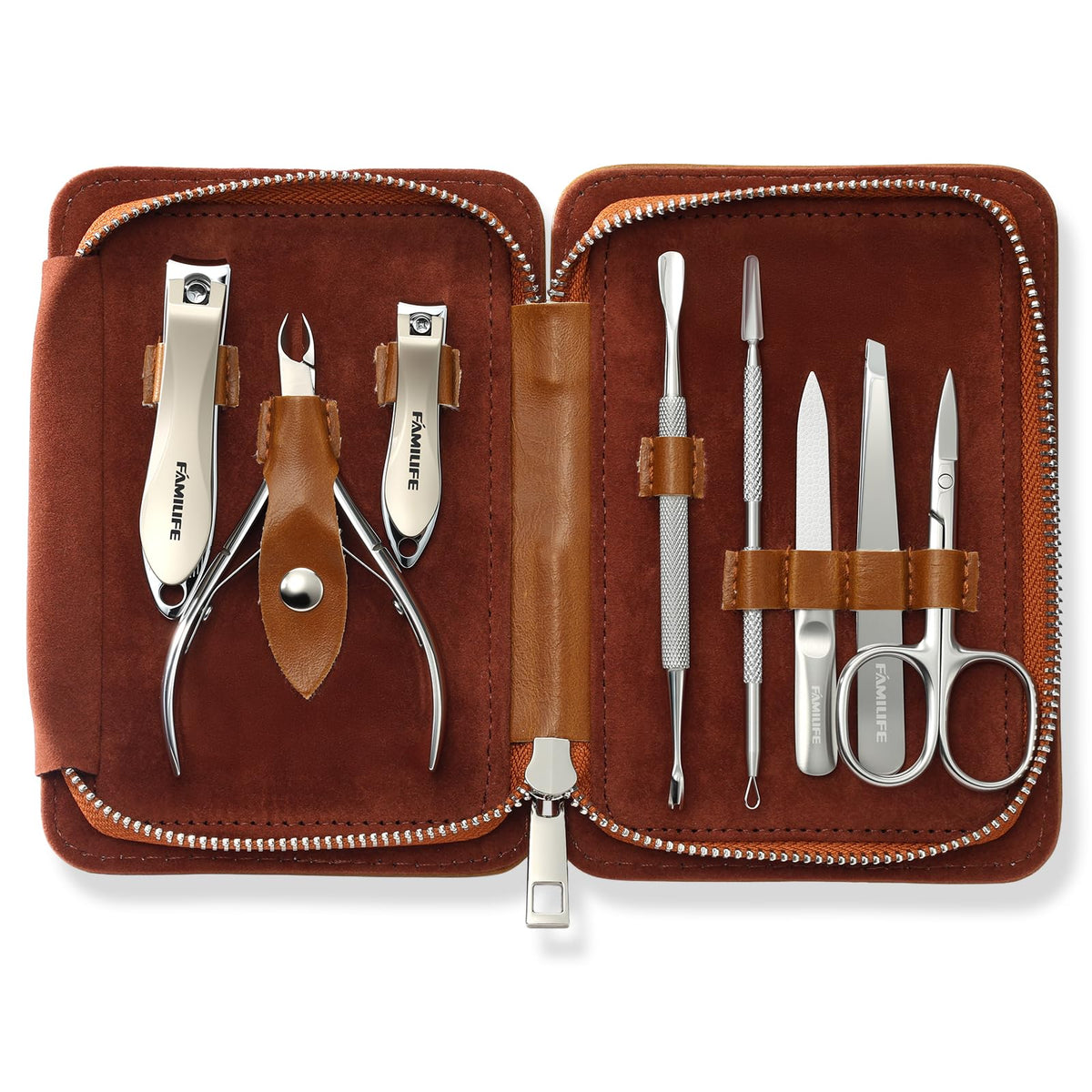 FAMILIFE open-view case showcasing organized tools.