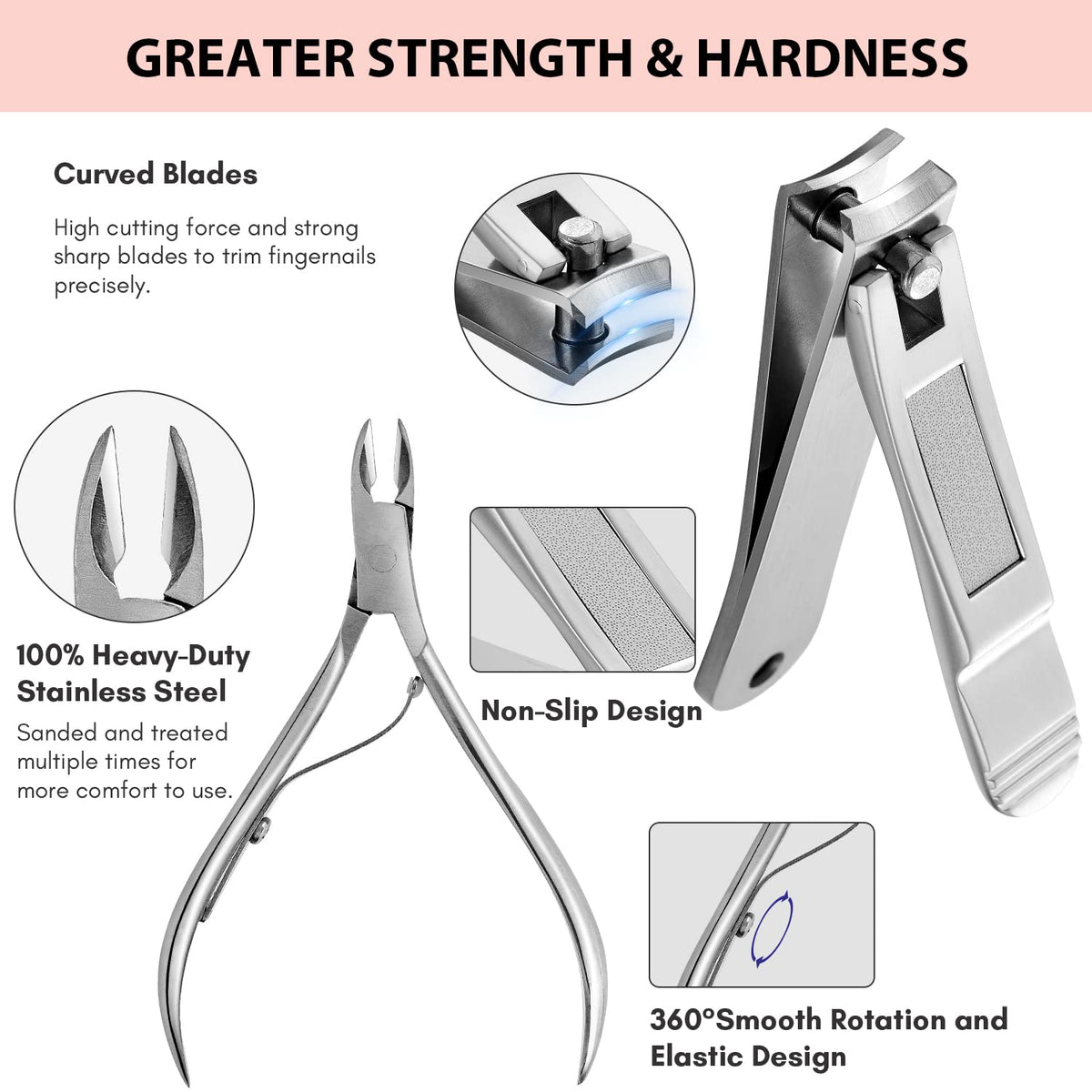 FAMILIFE nail file and beauty scissors for precise grooming.