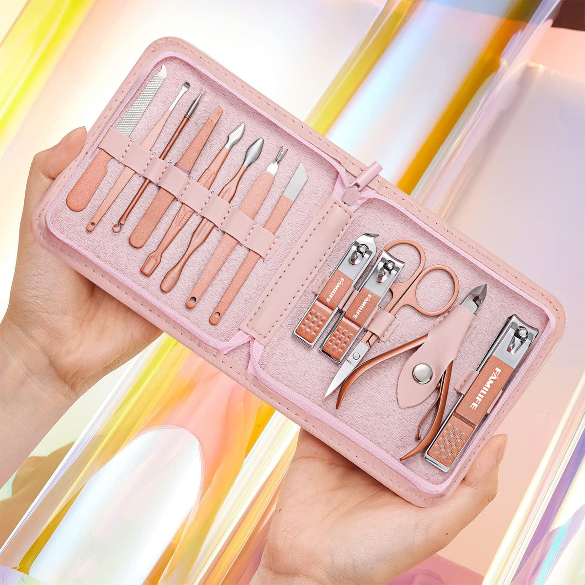 FAMILIFE peeling knife and cuticle pusher for gentle care