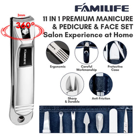 FAMILIFE toenail clipper for comfortable at-home pedicures.