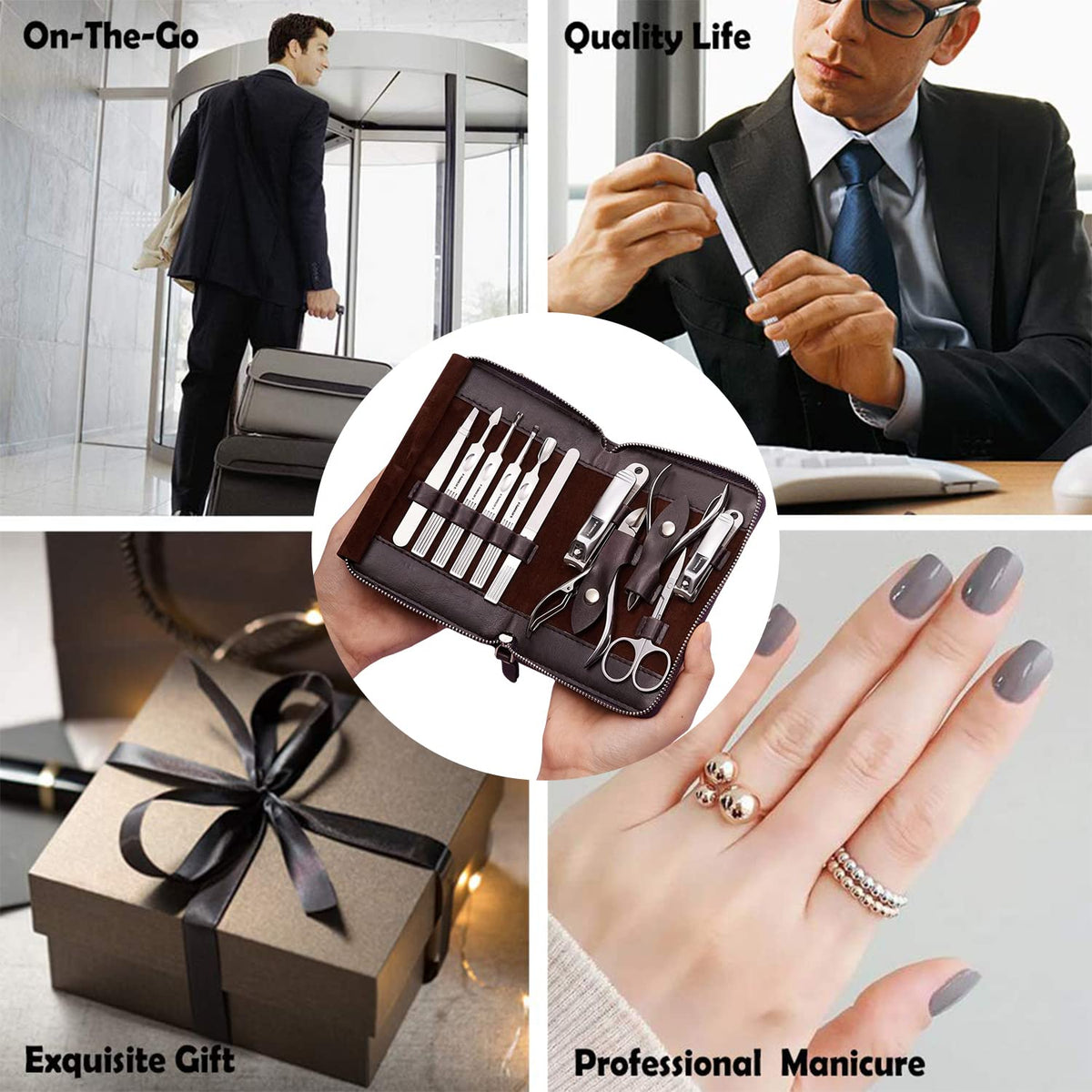 FAMILIFE tweezers with fine tips for precise grooming.