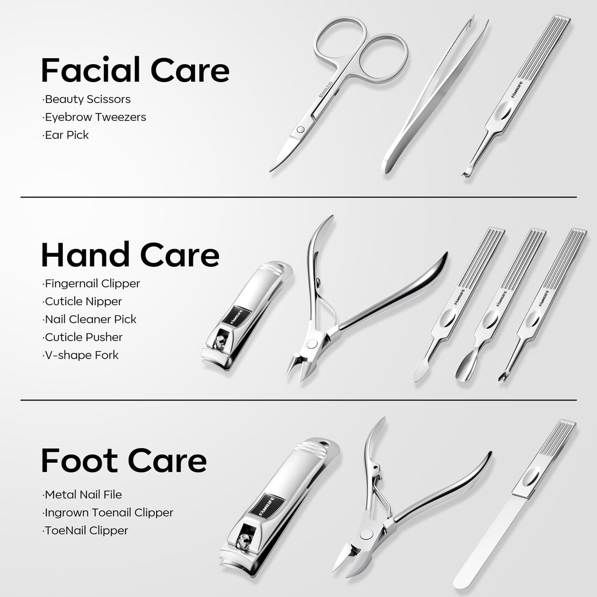 FAMILIFE V-shape push stick for cuticle work.
