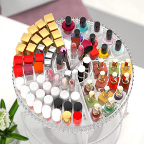 Famitree extra large size fits over 70 items keeping vanity clutter free