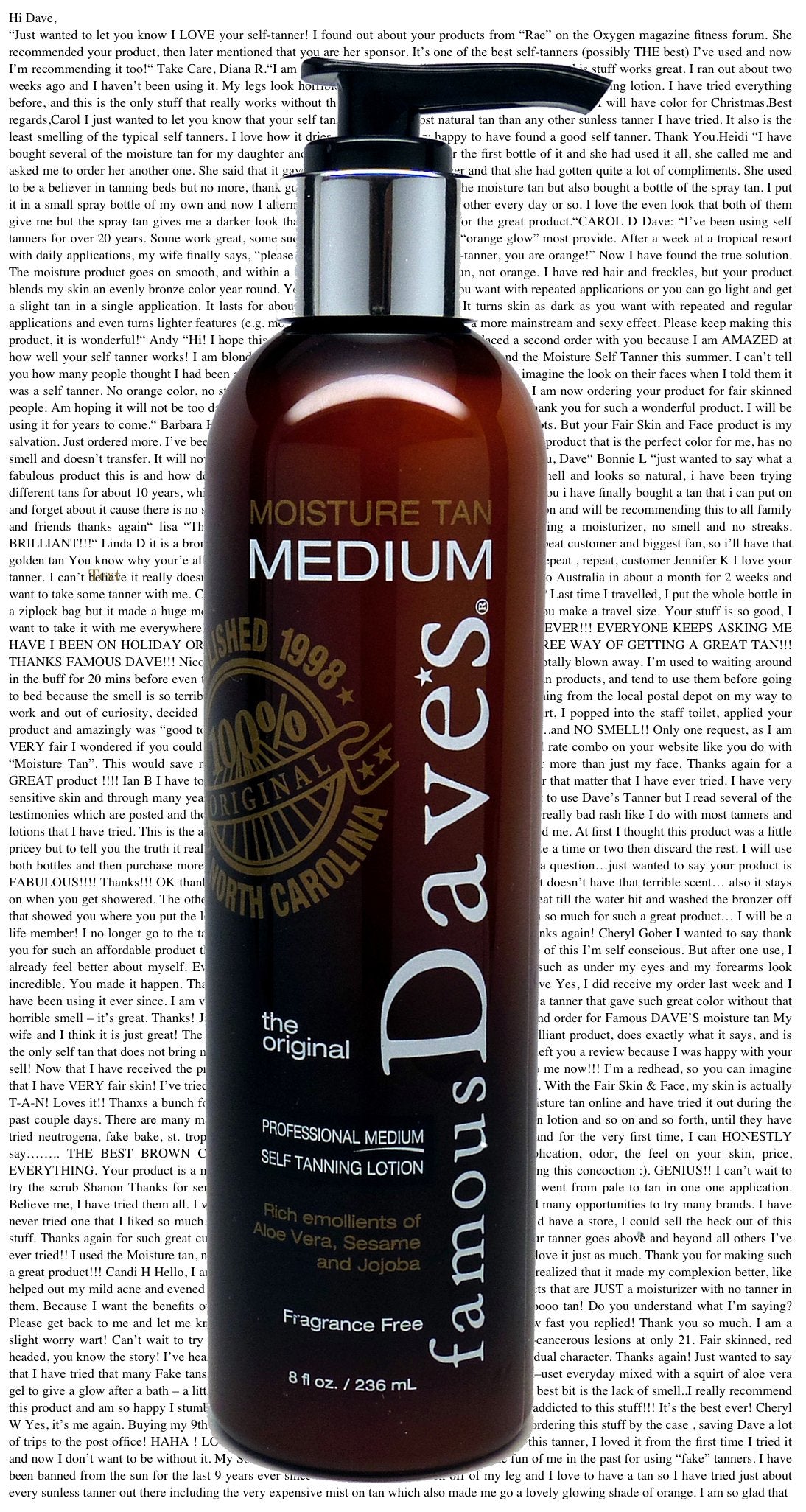 Famous Dave's Tanner USA-made product stands for quality and reliability.