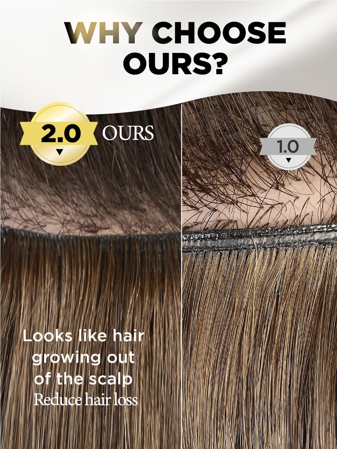 FANCEE Double weft design adds fullness with discreet, durable volume.