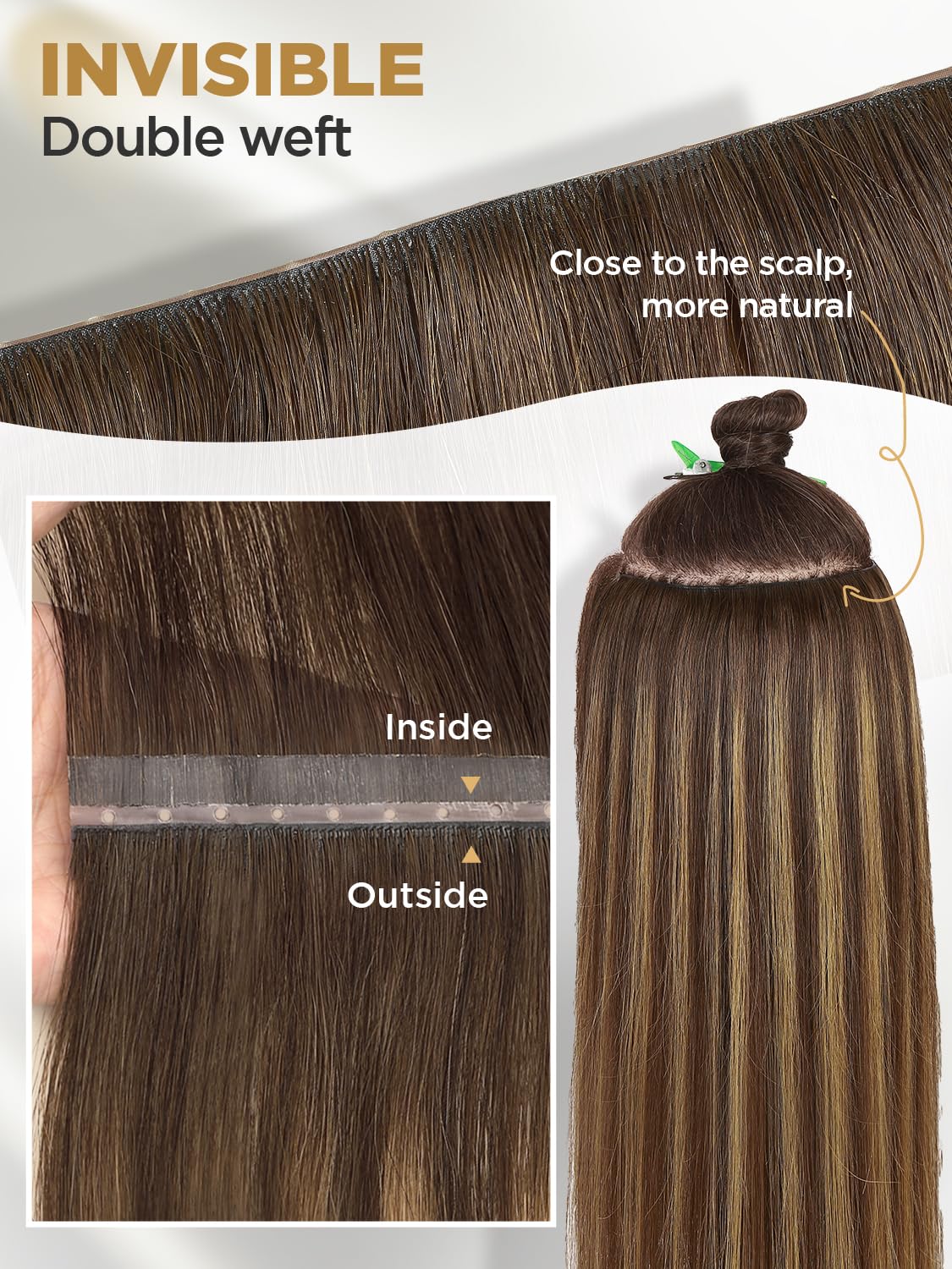 FANCEE No-glue installation for easy, gentle removal.