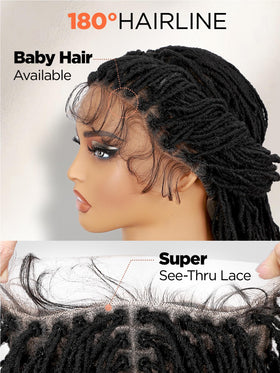 FANCEE baby hair detail, close-up front, refined hairline realism.