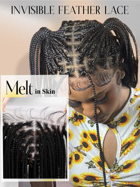 Three combs, silicone band and adjustable straps ensure secure wear.