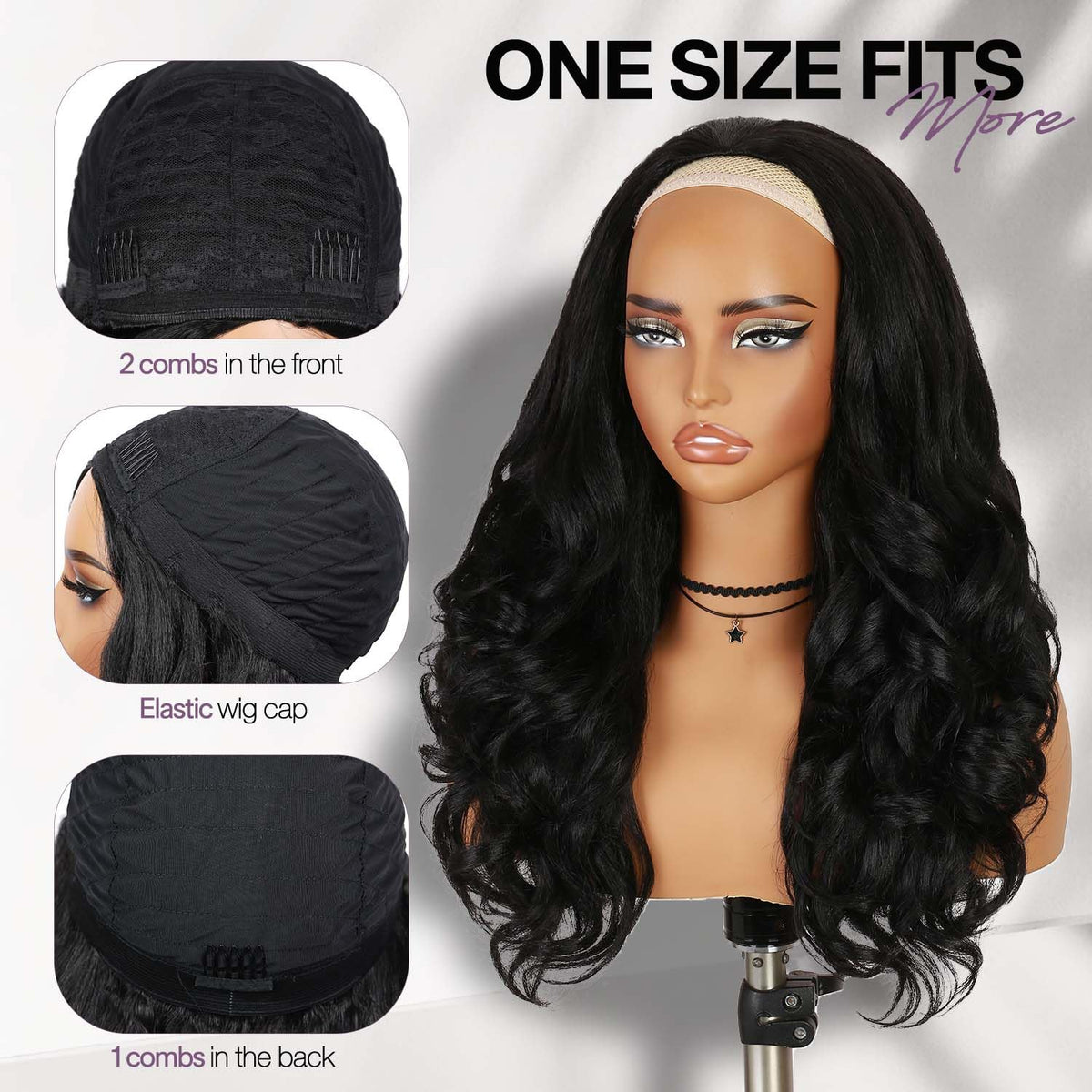FANCEE Yaki Curly Half Wig is versatile for daily use or special occasions.